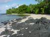 Plage sur un motu